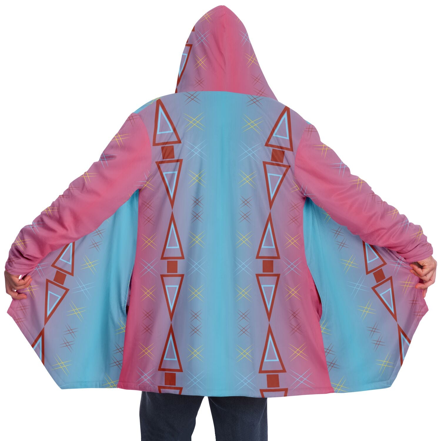 $NiieihiiNookei Microfleece Cloak - AOP