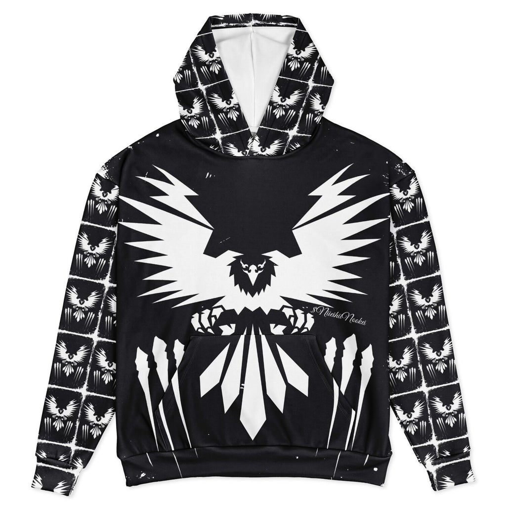 $NiieihiiNookei Graphic Design Heavyweight Oversized Hoodie - AOP