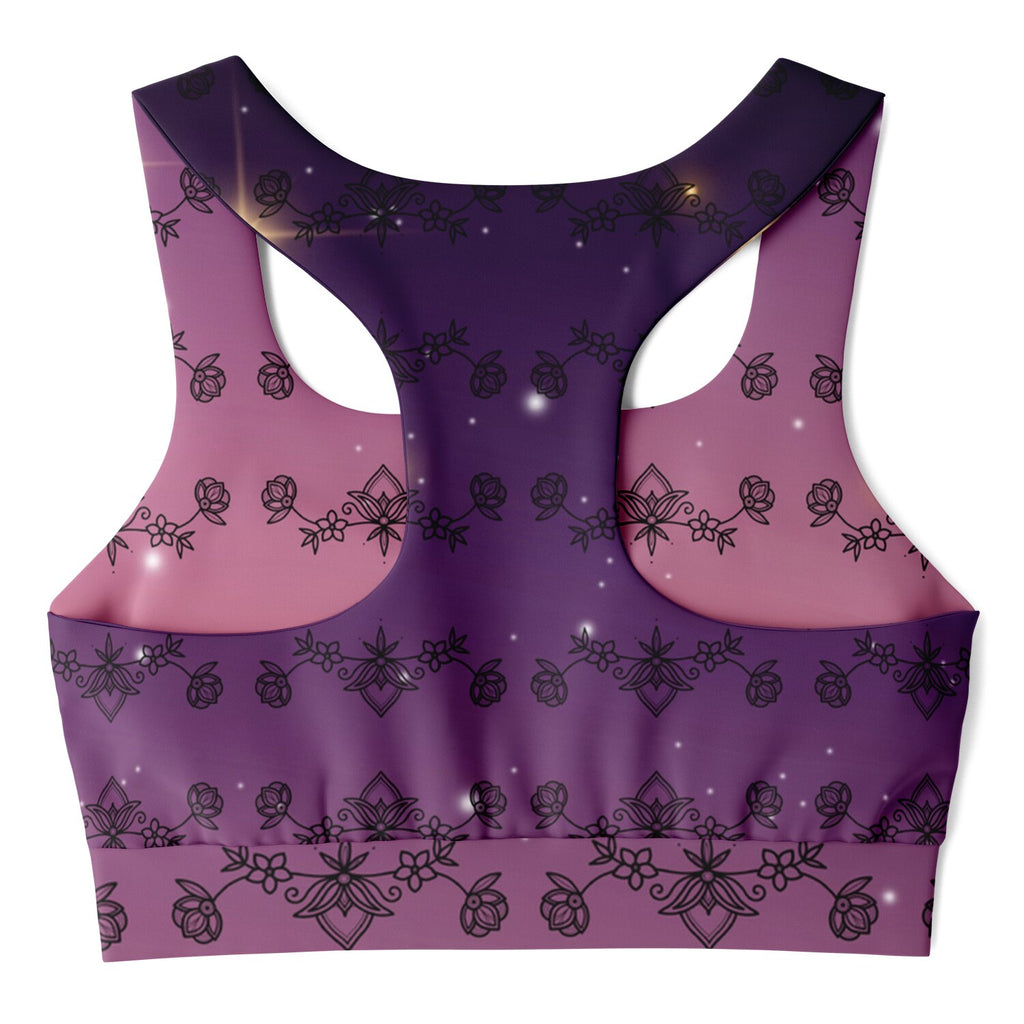 $NiieihiiNookeiPadded Sports Bra - AOP