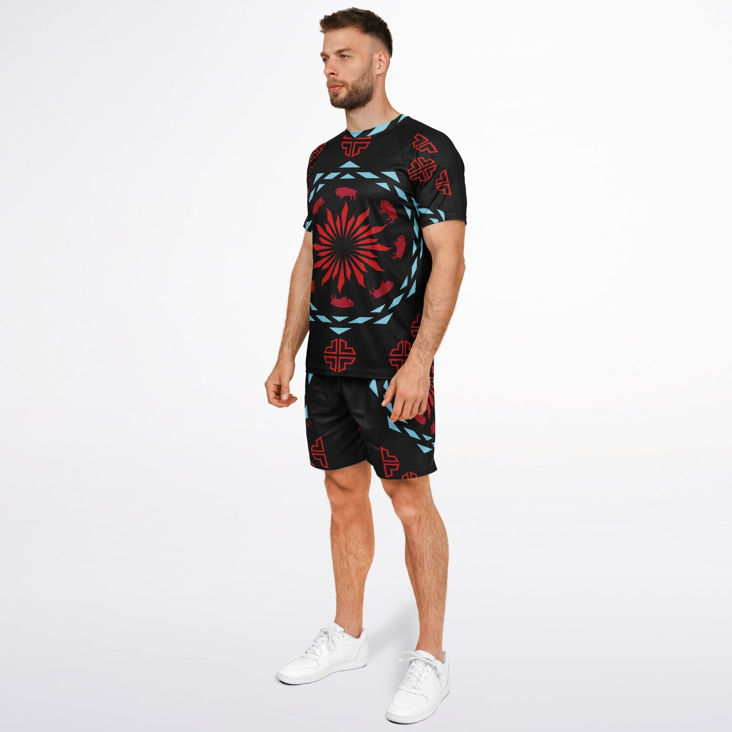 $NiieihiiNookei Men's Athletic Set - AOP
