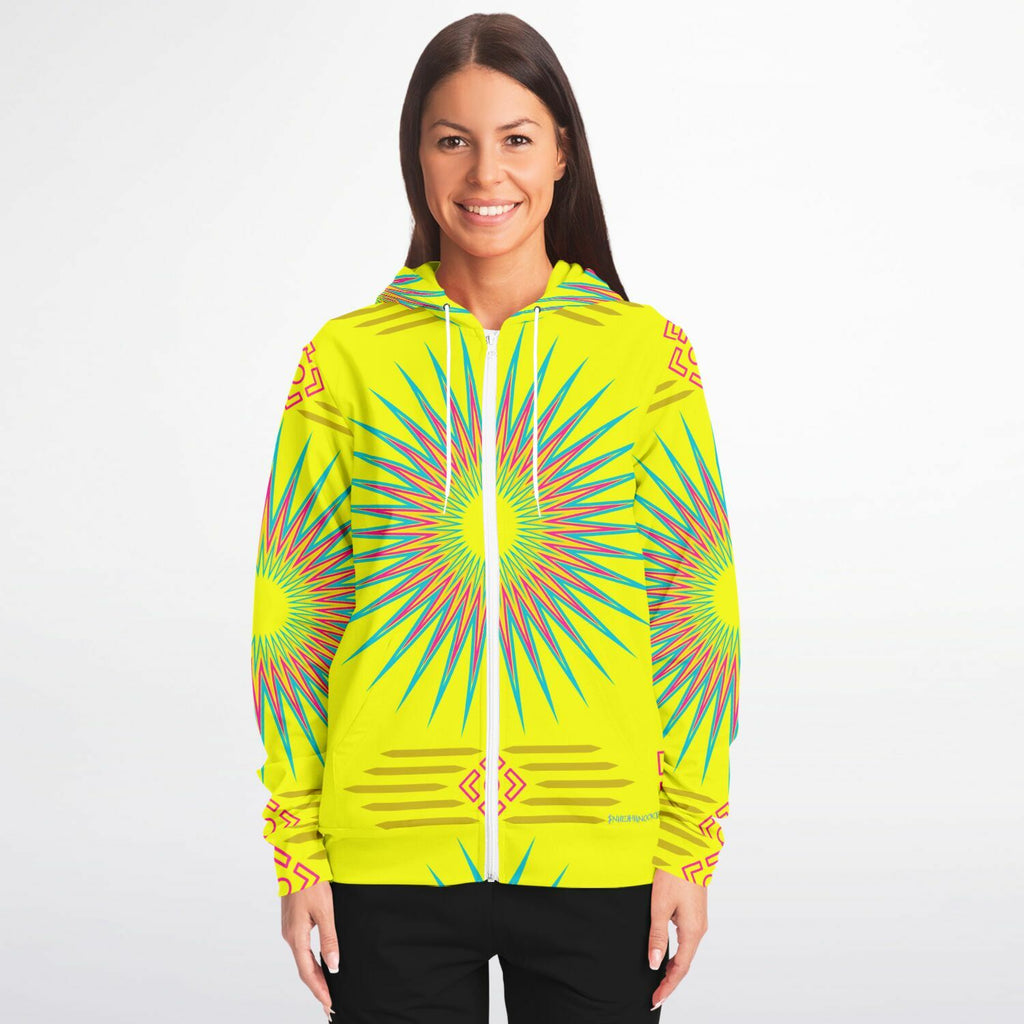 $NiieihiiNookei Fashion Zip-Up Hoodie - AOP