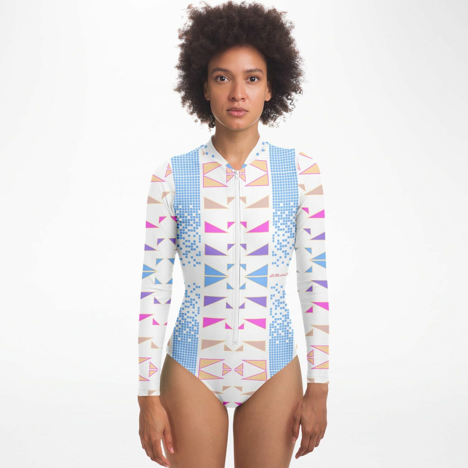 $NiieihiiNookei Bodysuit Long Sleeve - AOP