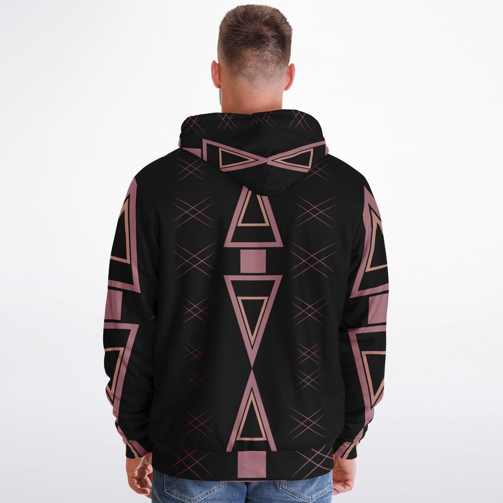 $NiieihiiNookei Microfleece Ziphoodie - AOP