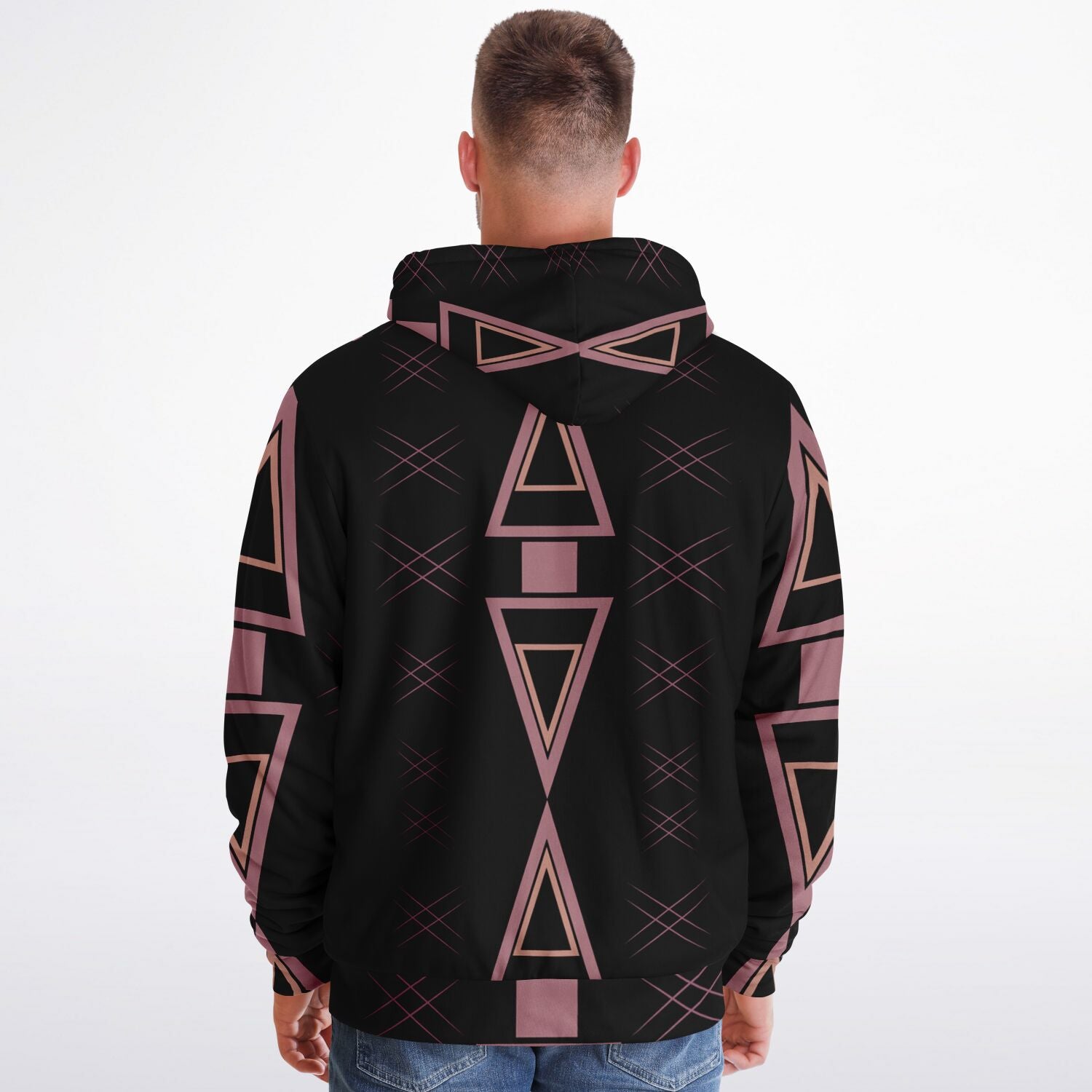 $NiieihiiNookei Microfleece Ziphoodie - AOP