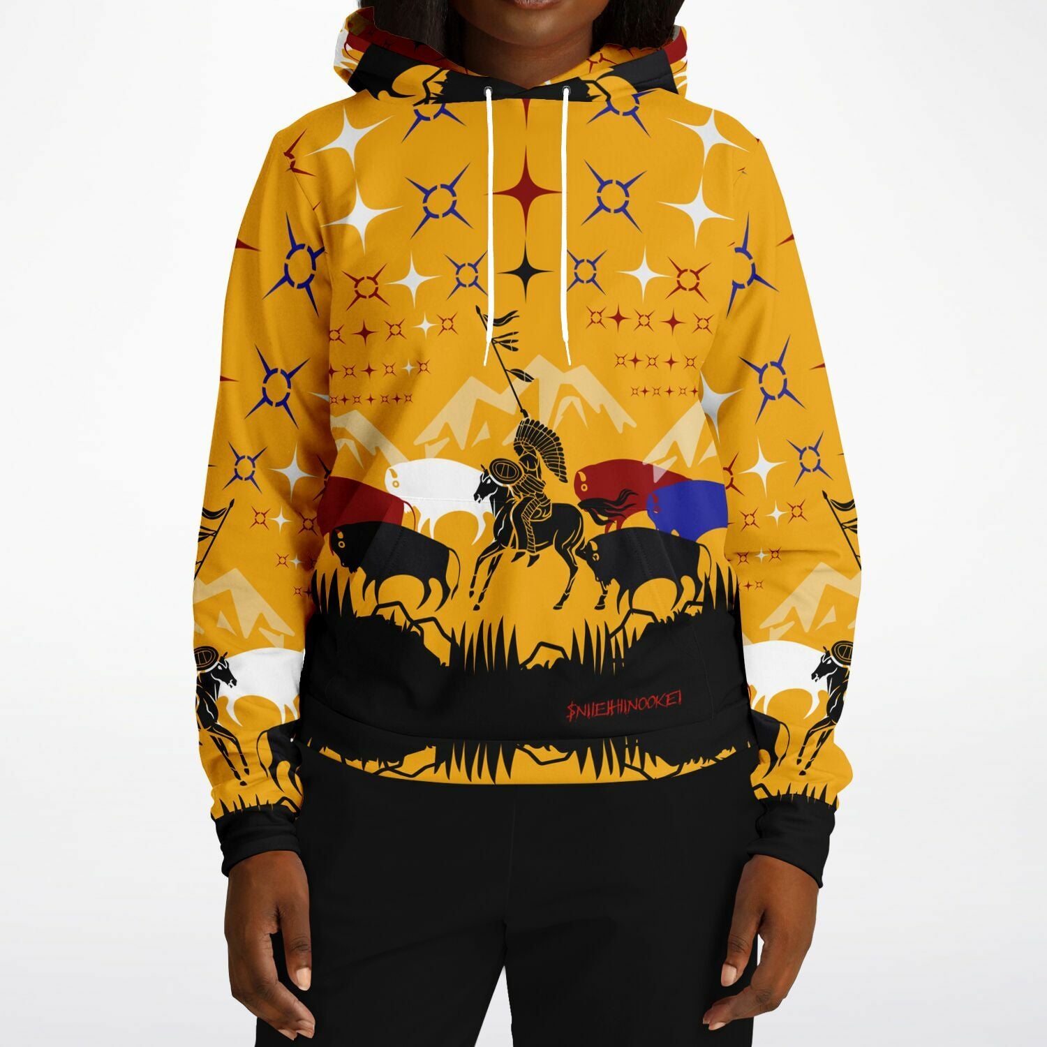 $NiieihiiNookei Athletic Hoodie - AOP