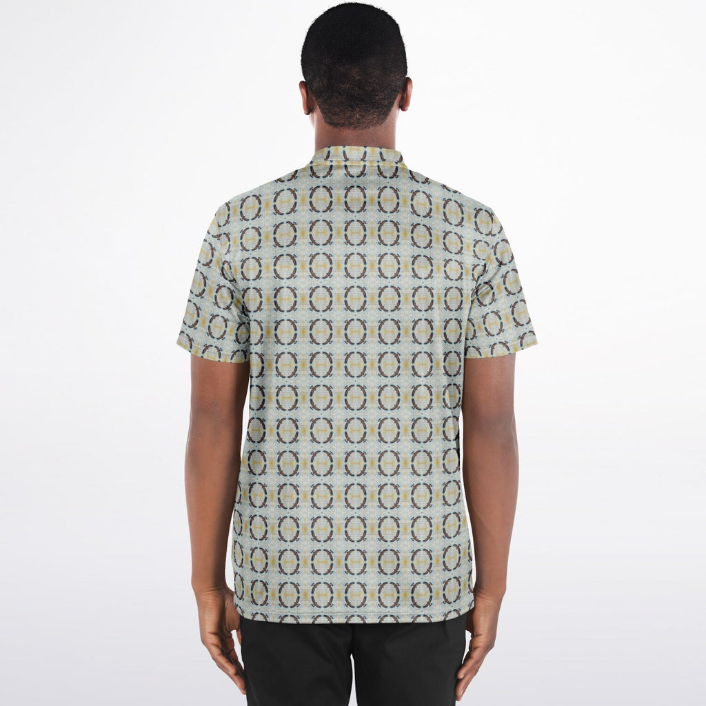 $NiieihiiNookei Blade Collar Polo Shirt - AOP