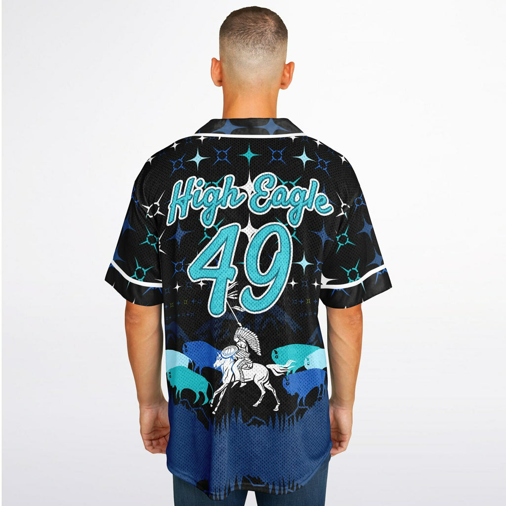#49 High Eagle Premium Baseball Jersey - AOP