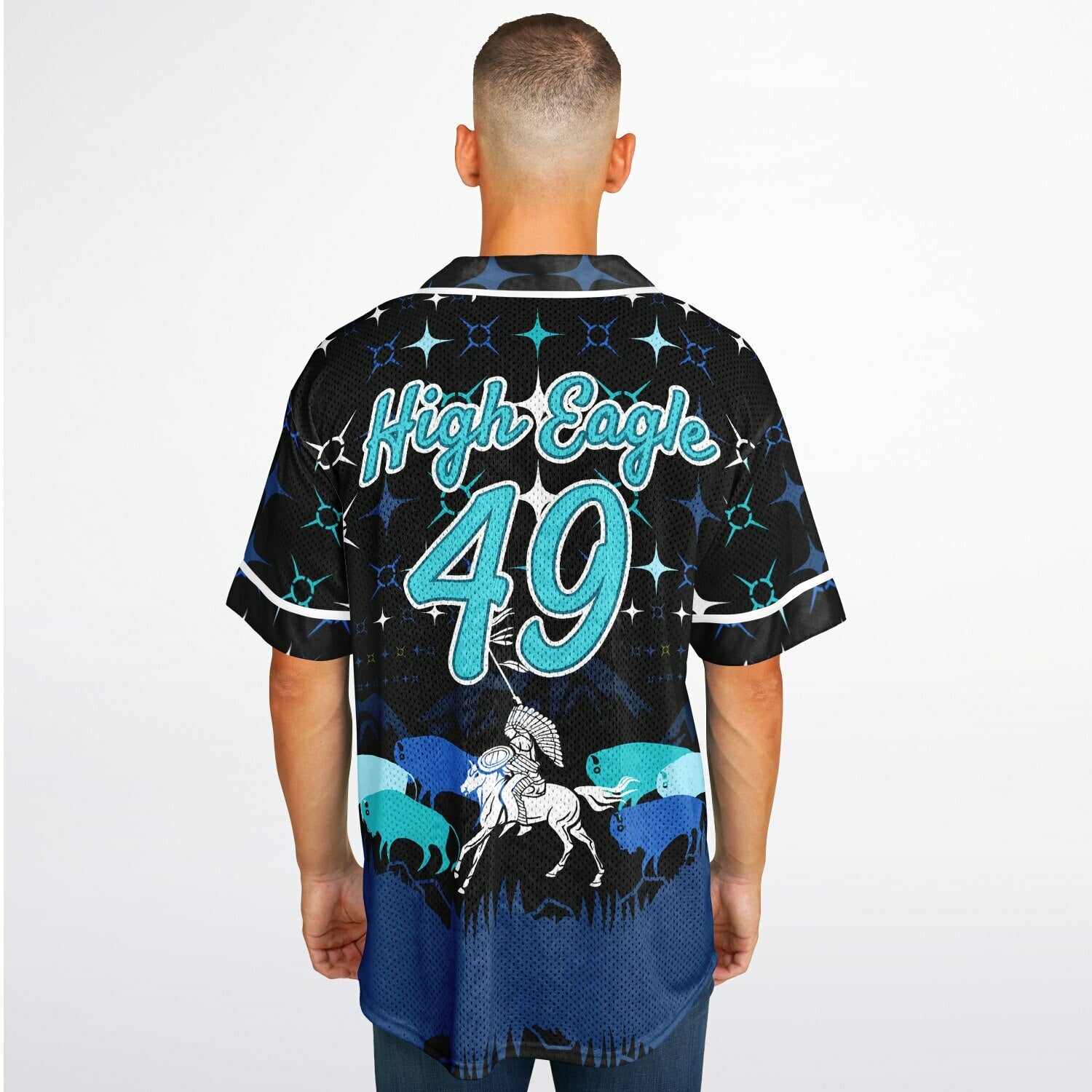 #49 High Eagle Premium Baseball Jersey - AOP