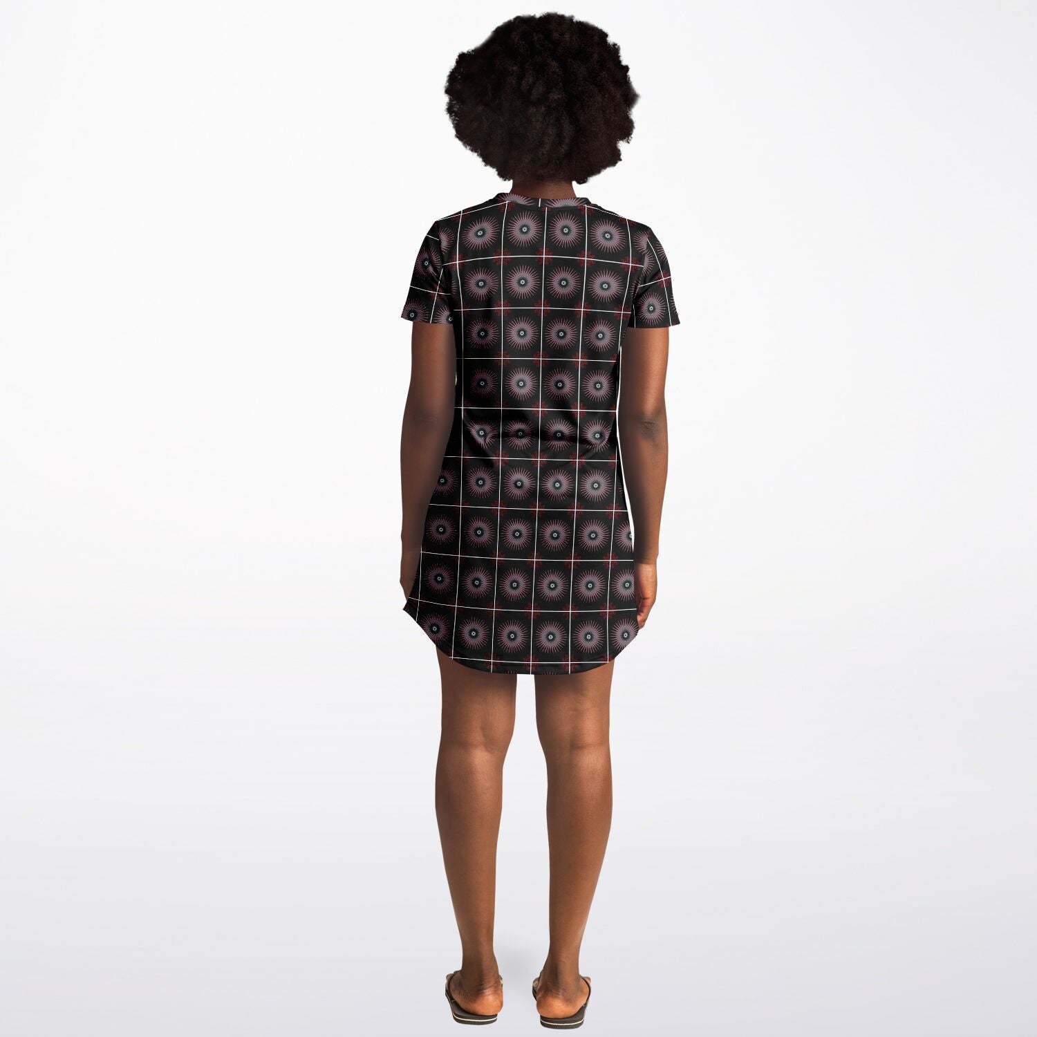 $NiieihiiNookei T-Shirt Dress - AOP