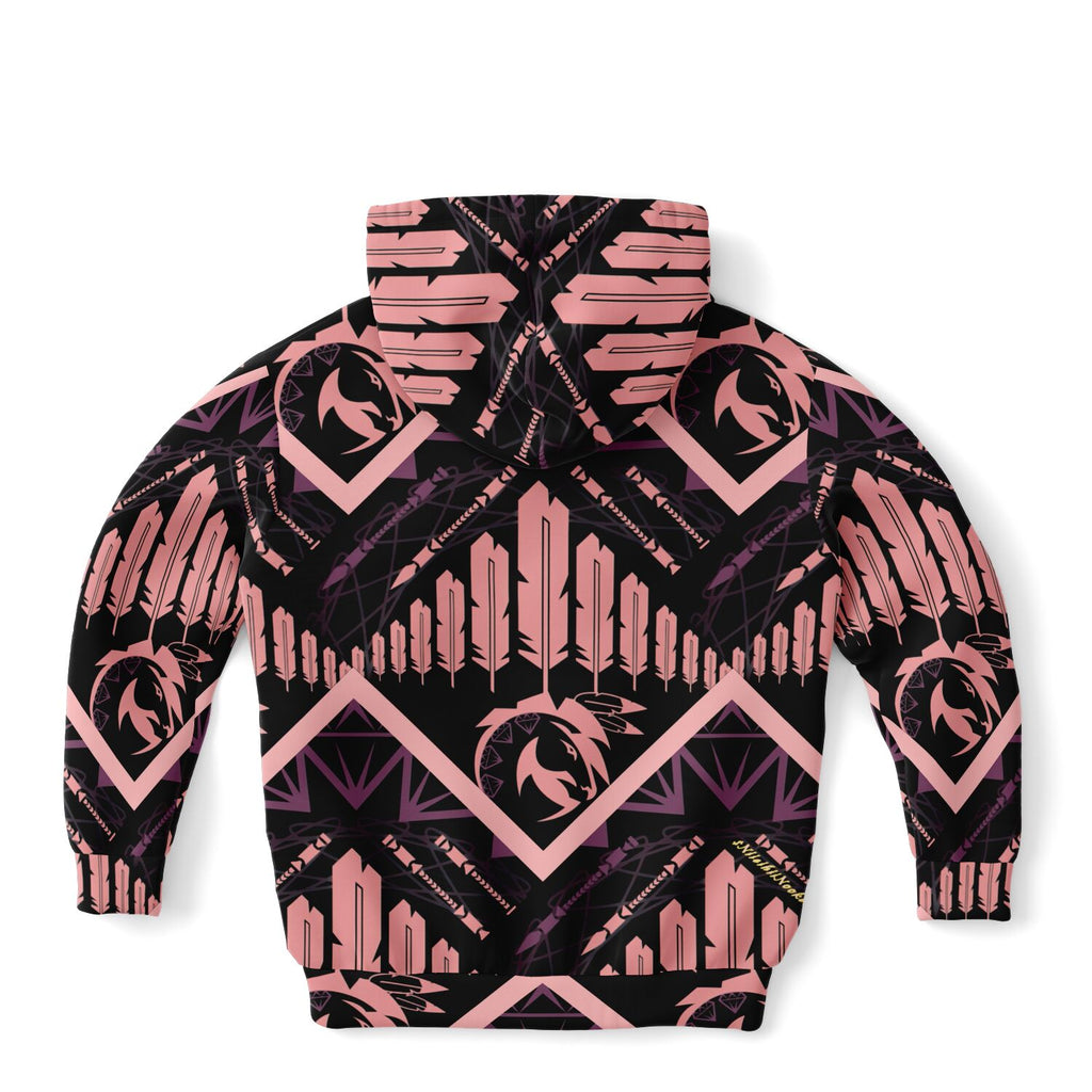 $NiieihiiNookei Athletic Kids Hoodie - AOP