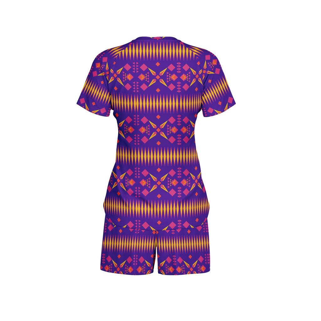 $NiieihiiNookei Women's Active Set - AOP