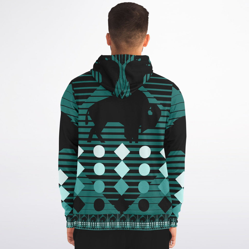 $NiieihiiNookei Fashion Zip-Up Hoodie - AOP