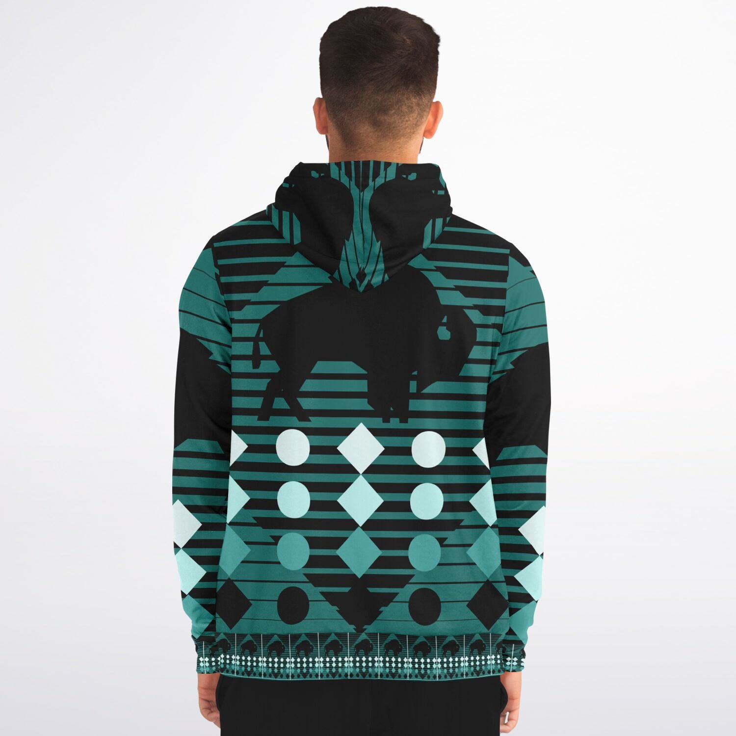 $NiieihiiNookei Fashion Zip-Up Hoodie - AOP