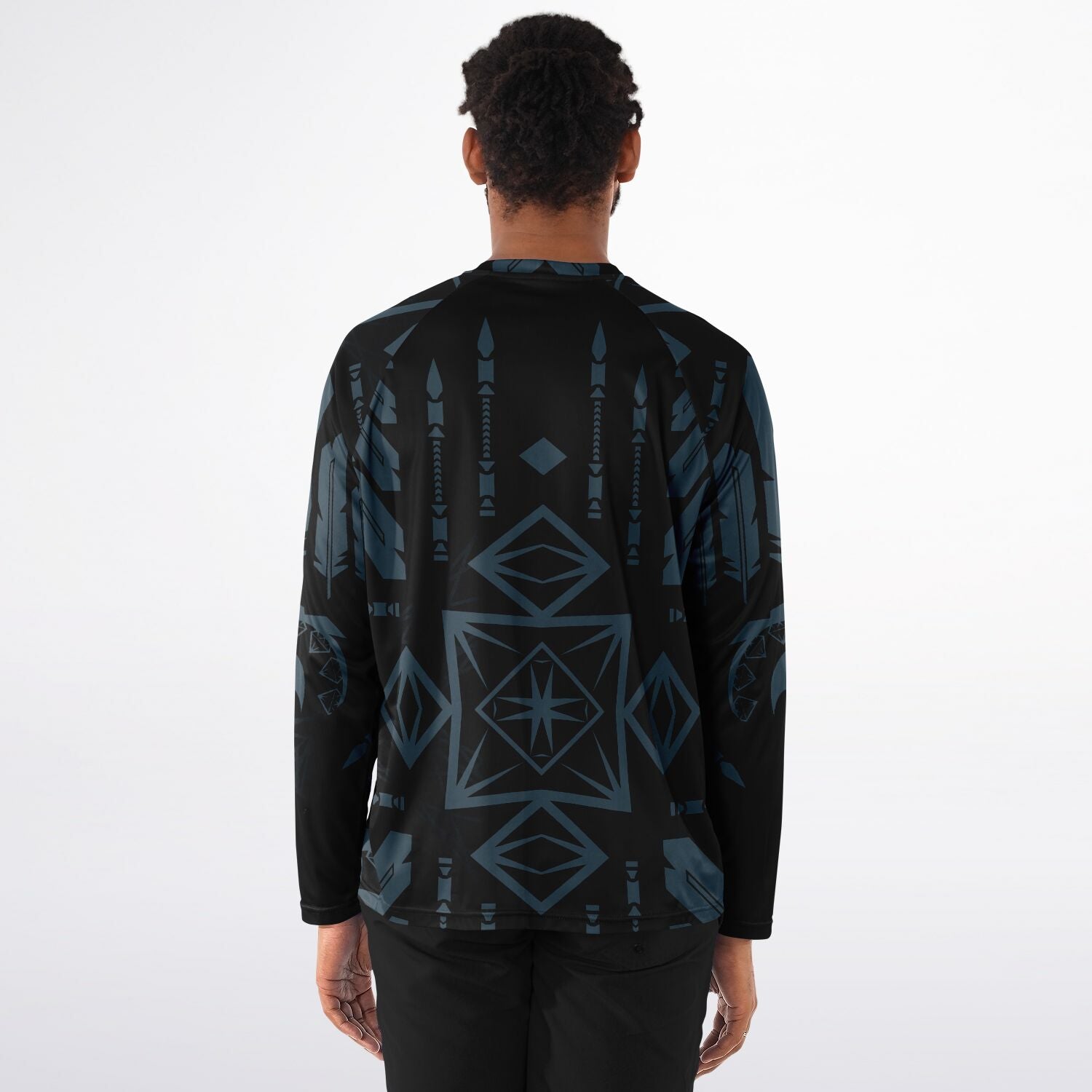 $NiieihiiNookei Men's Long Sleeve Performance Shirt - AOP