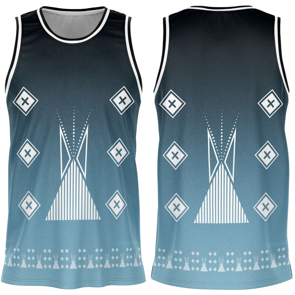 $NiieihiiNookei Basketball Jersey Rib - AOP