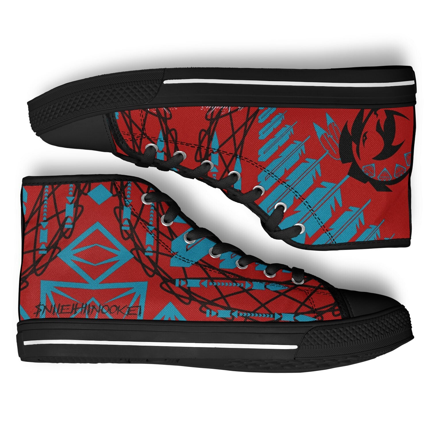 $NiieihiiNookei Urban Peak High Top Shoes - AOP