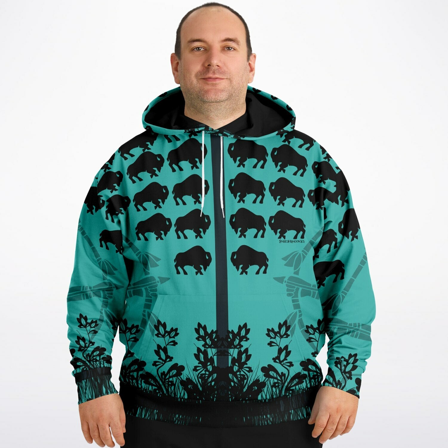 $NiieihiiNookei Fashion Plus-size Hoodie - AOP