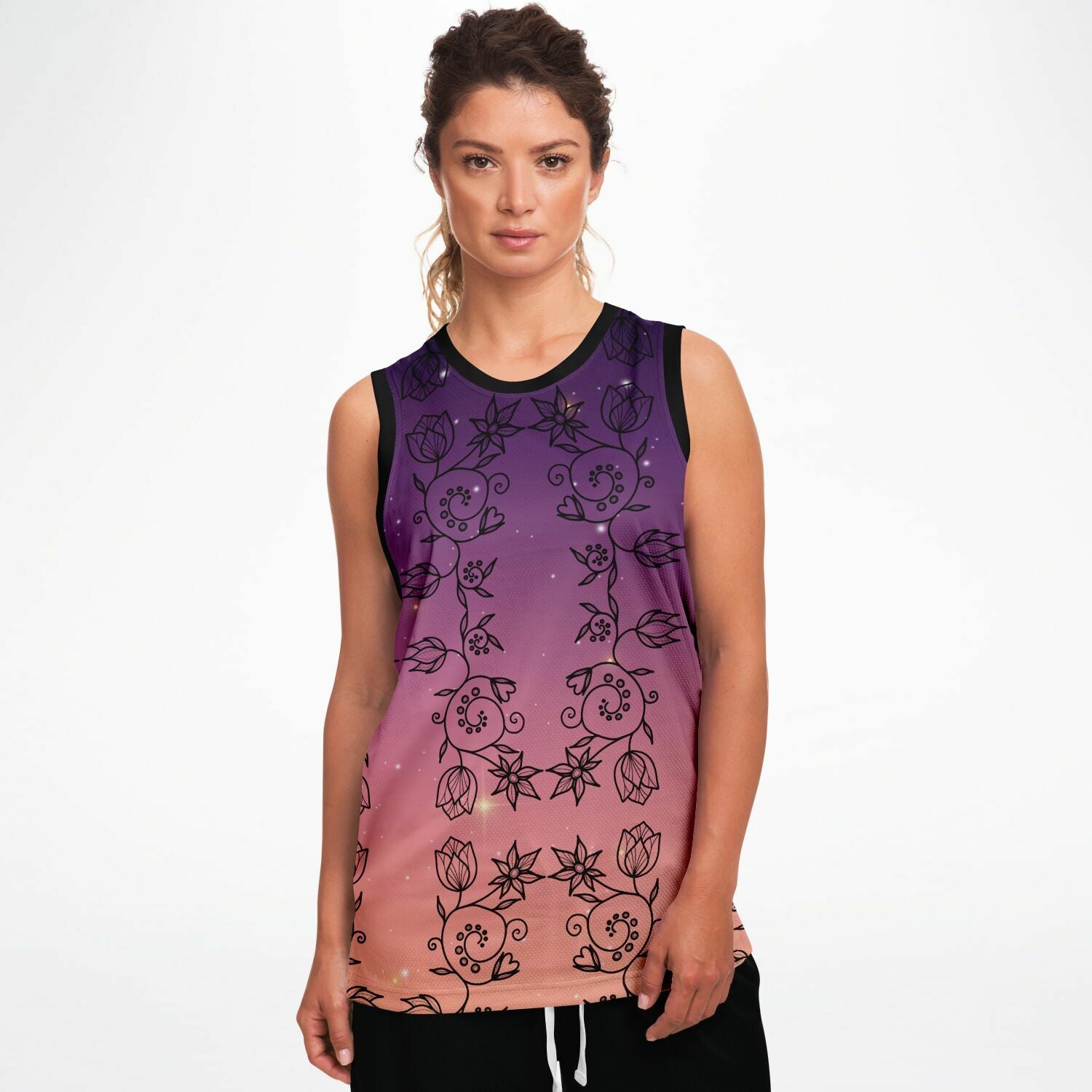 $NiieihiiNookei Basketball Jersey Rib - AOP