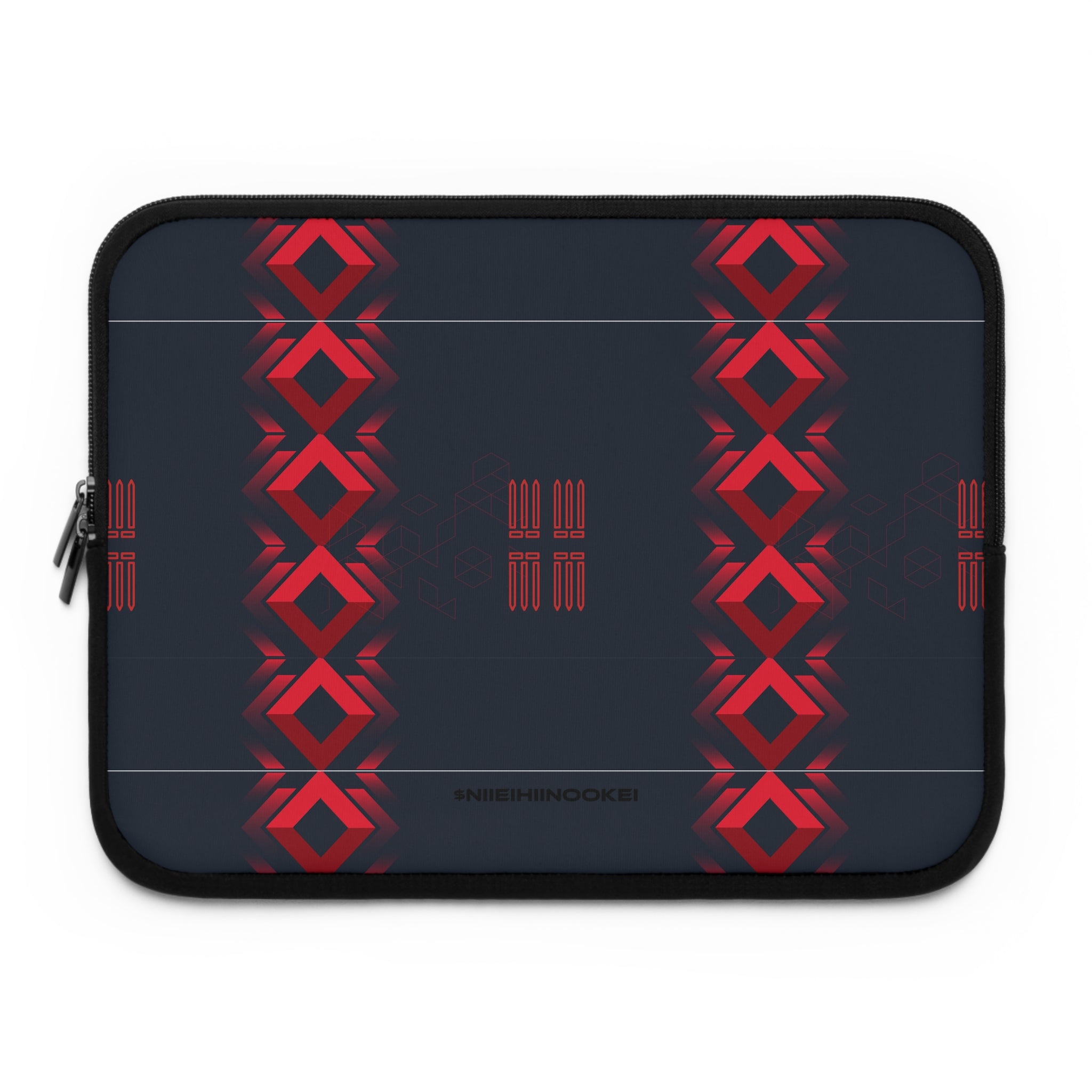 $NiieihiiNookei Modern Tribal Geometric Pattern Laptop Sleeve — Modern Tech Sleeve for Men & Women