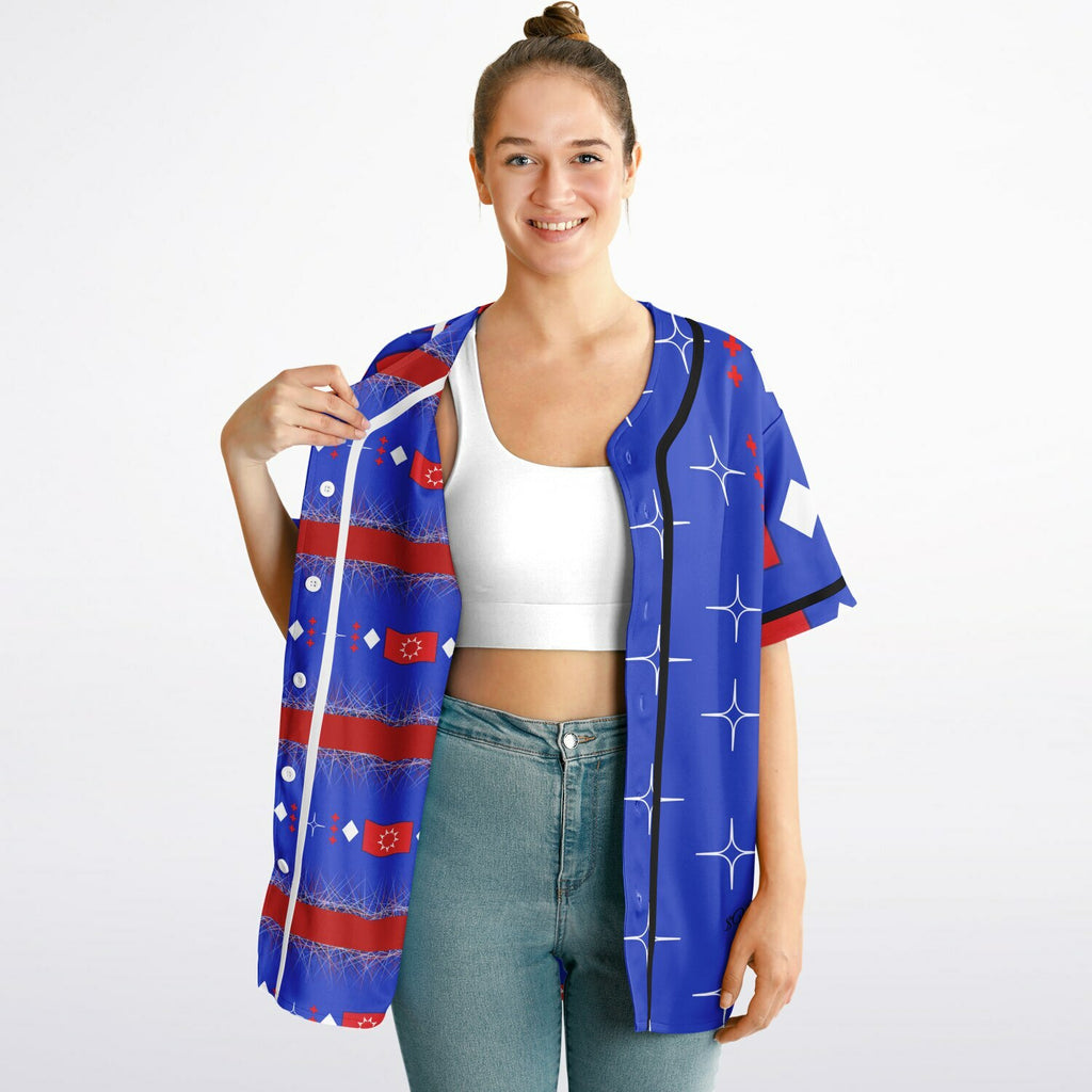 OST Flag design by $NiieihiiNookeiReversible Baseball Jersey - AOP