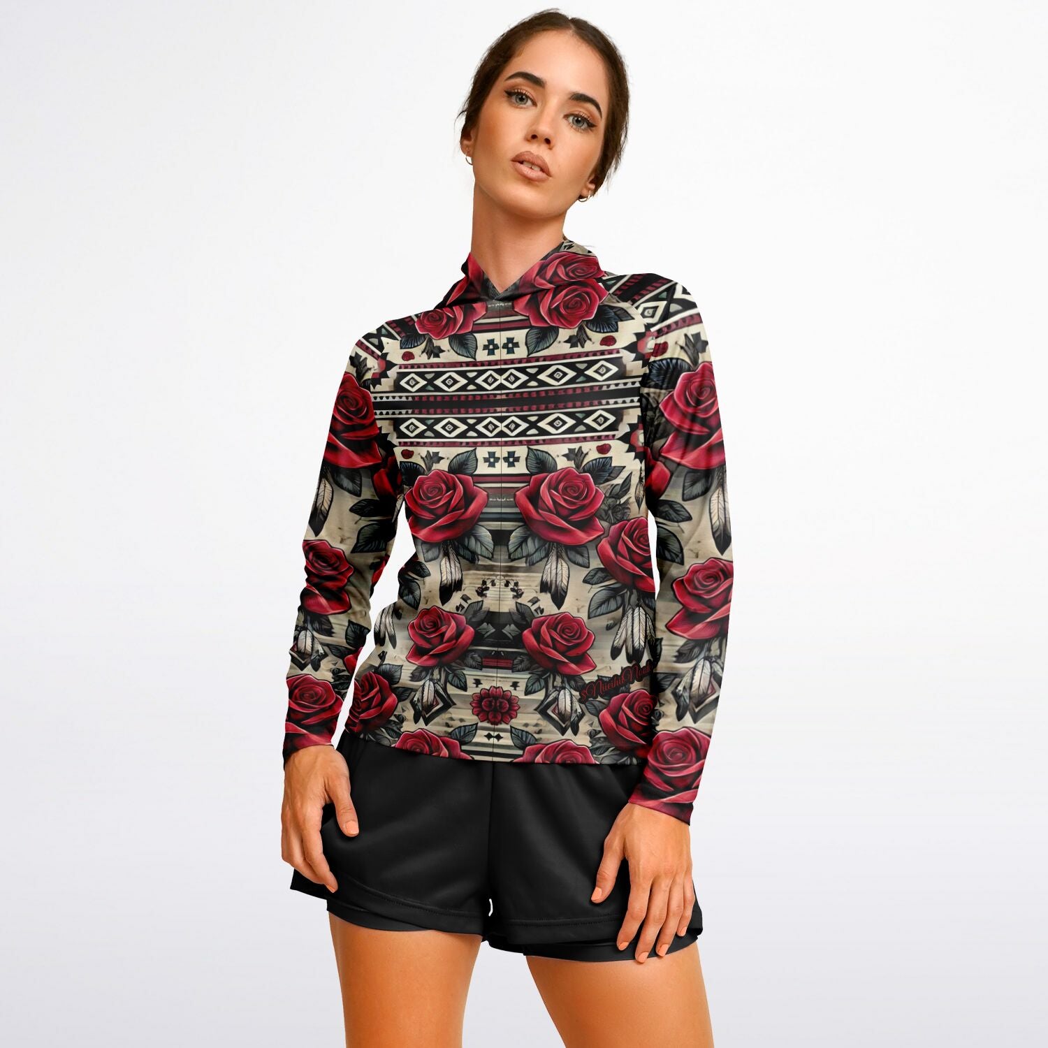 $NiieihiiNookei Women's Performance Hoodie- AOP