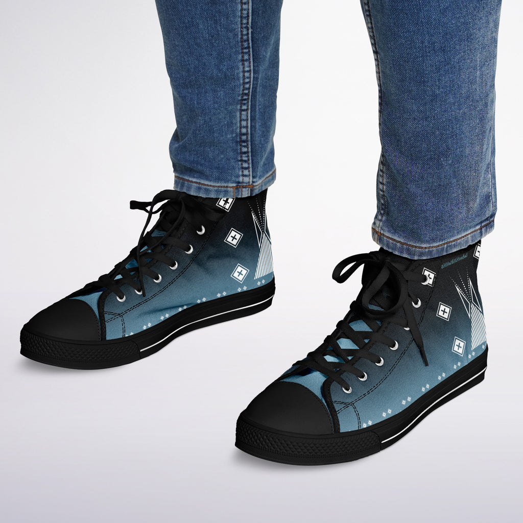 $NiieihiiNookei Urban Peak High Top Shoes - AOP