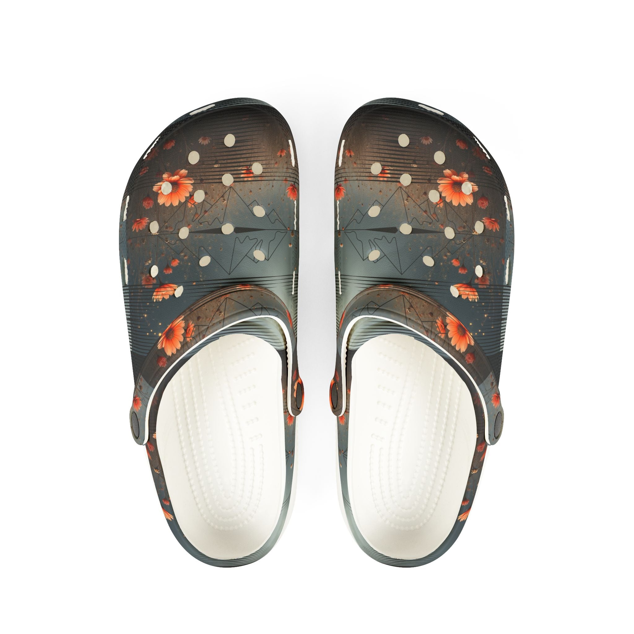 $NiieihiiNookei Floral Mountain Cozy Evening EVA Foam Shoes