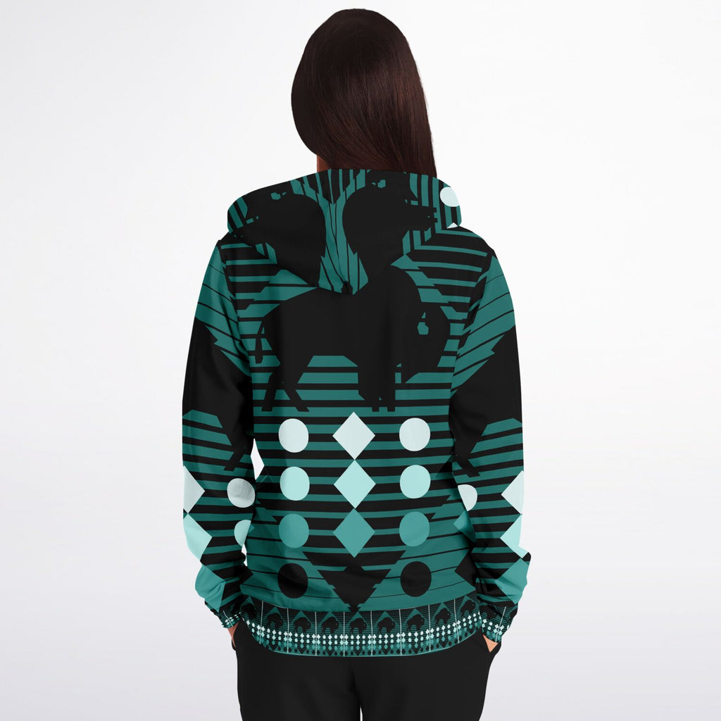 $NiieihiiNookei Fashion Zip-Up Hoodie - AOP