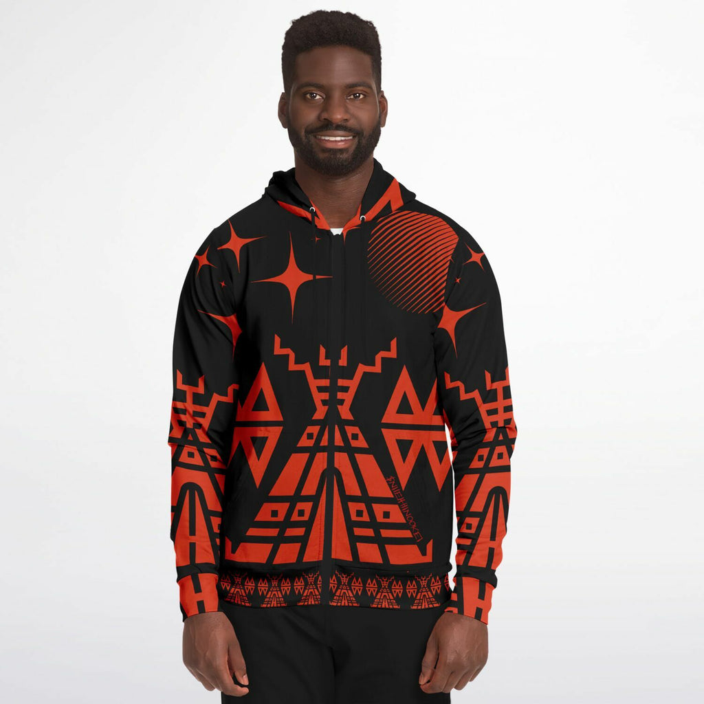 $NiieihiiNookei Fashion Zip-Up Hoodie - AOP
