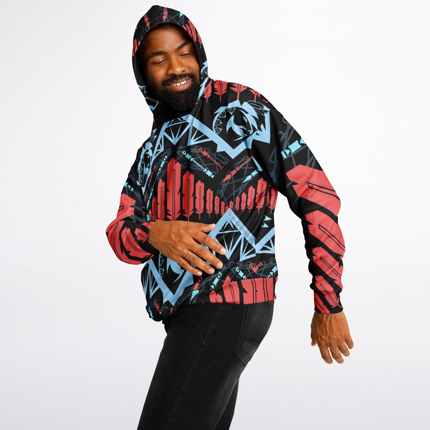 $NiieihiiNookei #Heavyweight Oversized Hoodie - AOP