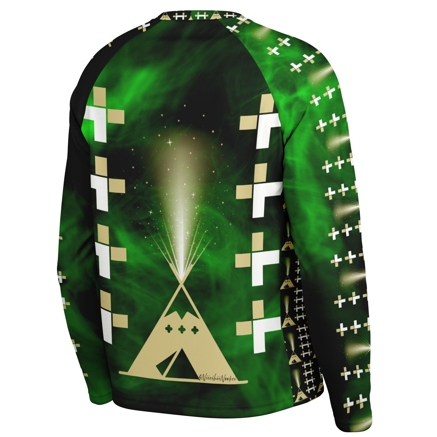 $NiieihiiNookei Men's Long Sleeve Performance Shirt - AOP