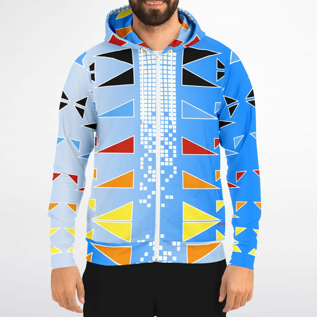 $NiieihiiNookei Fashion Zip-Up Hoodie - AOP