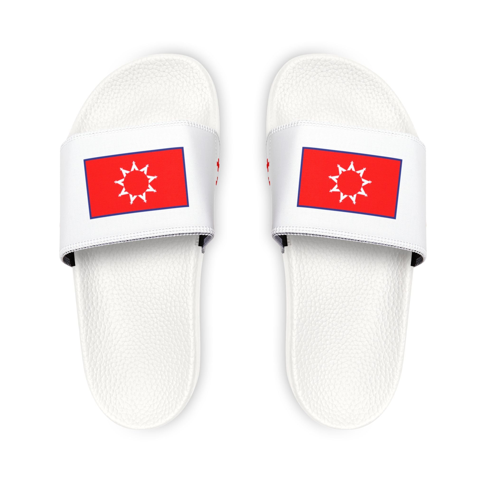 $NiieihiiNookei OST Flag Men's Sandals — Removable Strap Native Pride Footwear
