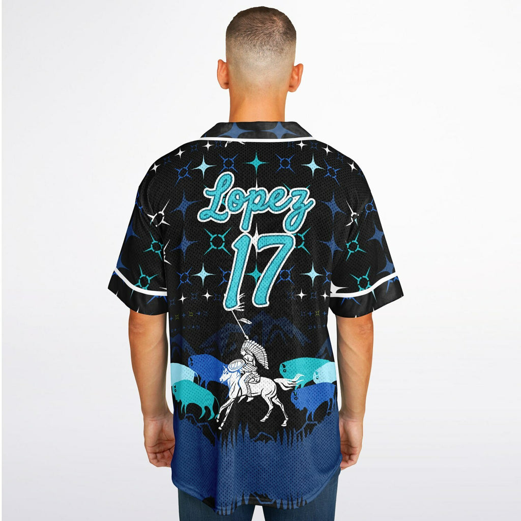 #17 Lopez Premium Baseball Jersey - AOP copy