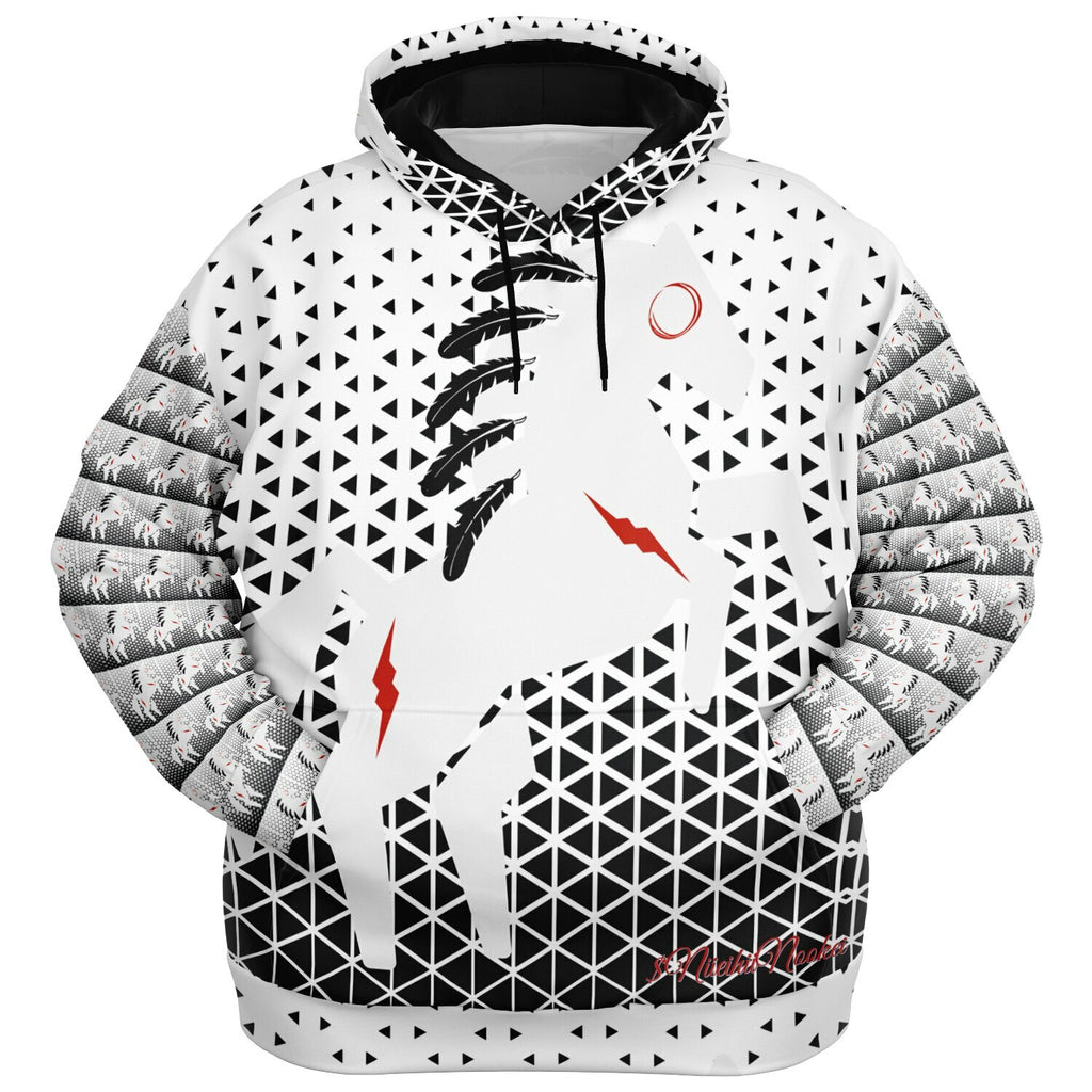 $NiieihiiNookei Plus-size Hoodie - AOP