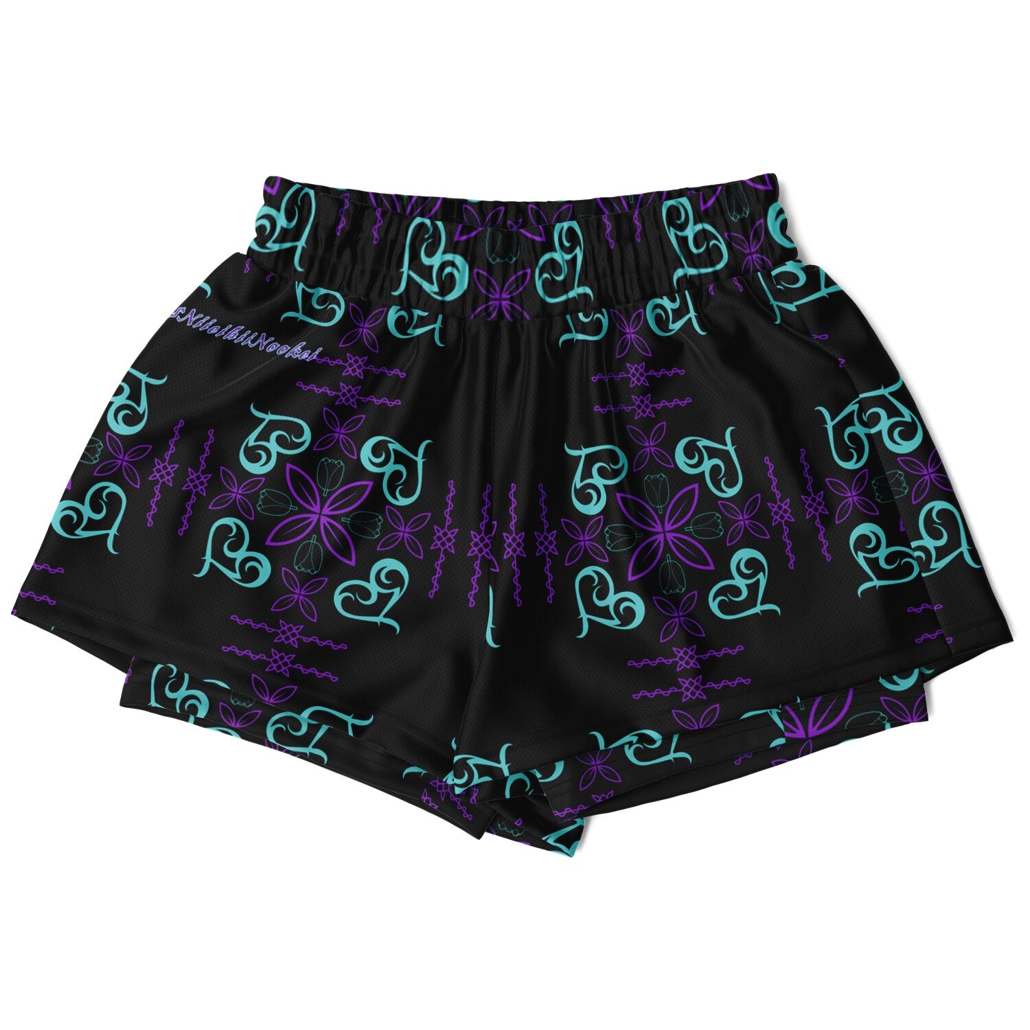 $NiieihiiNookei Women's 2-in-1 Shorts - AOP