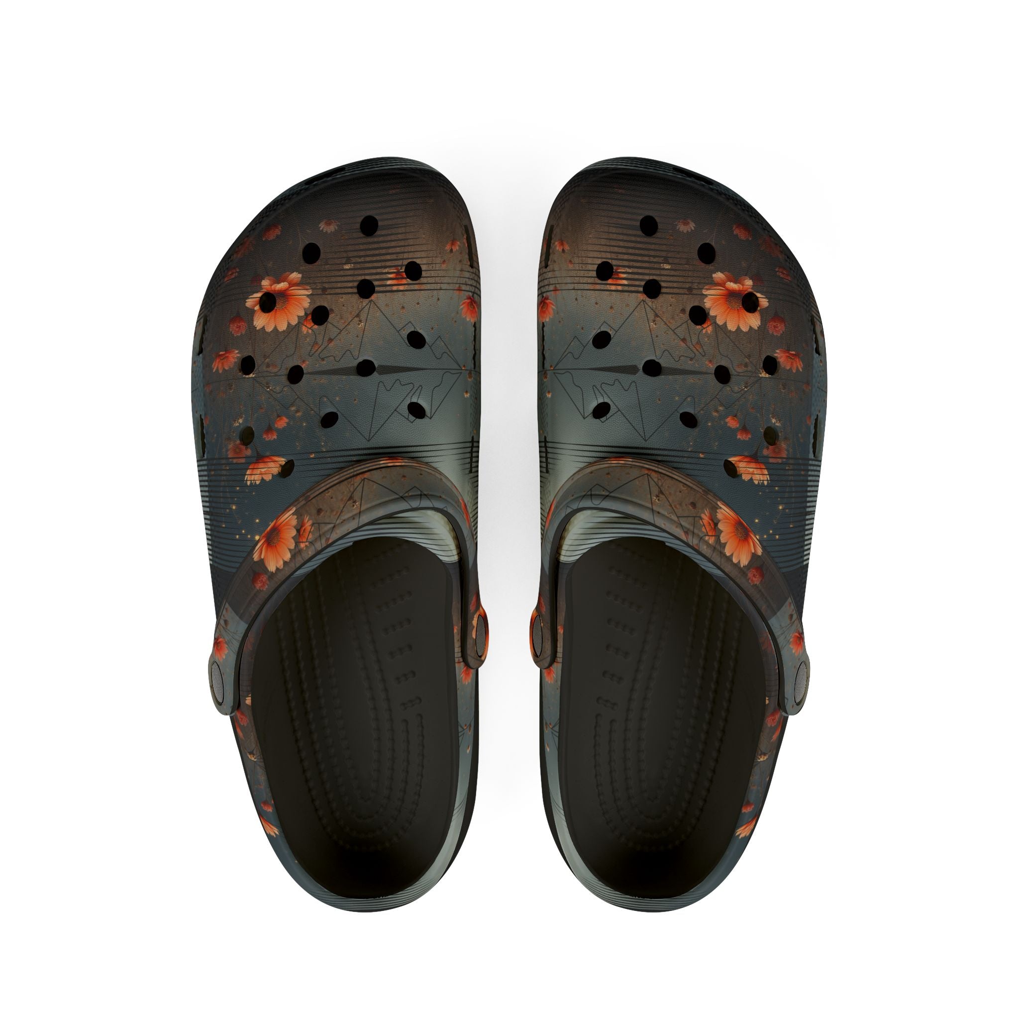 $NiieihiiNookei Floral Mountain Cozy Evening EVA Foam Shoes