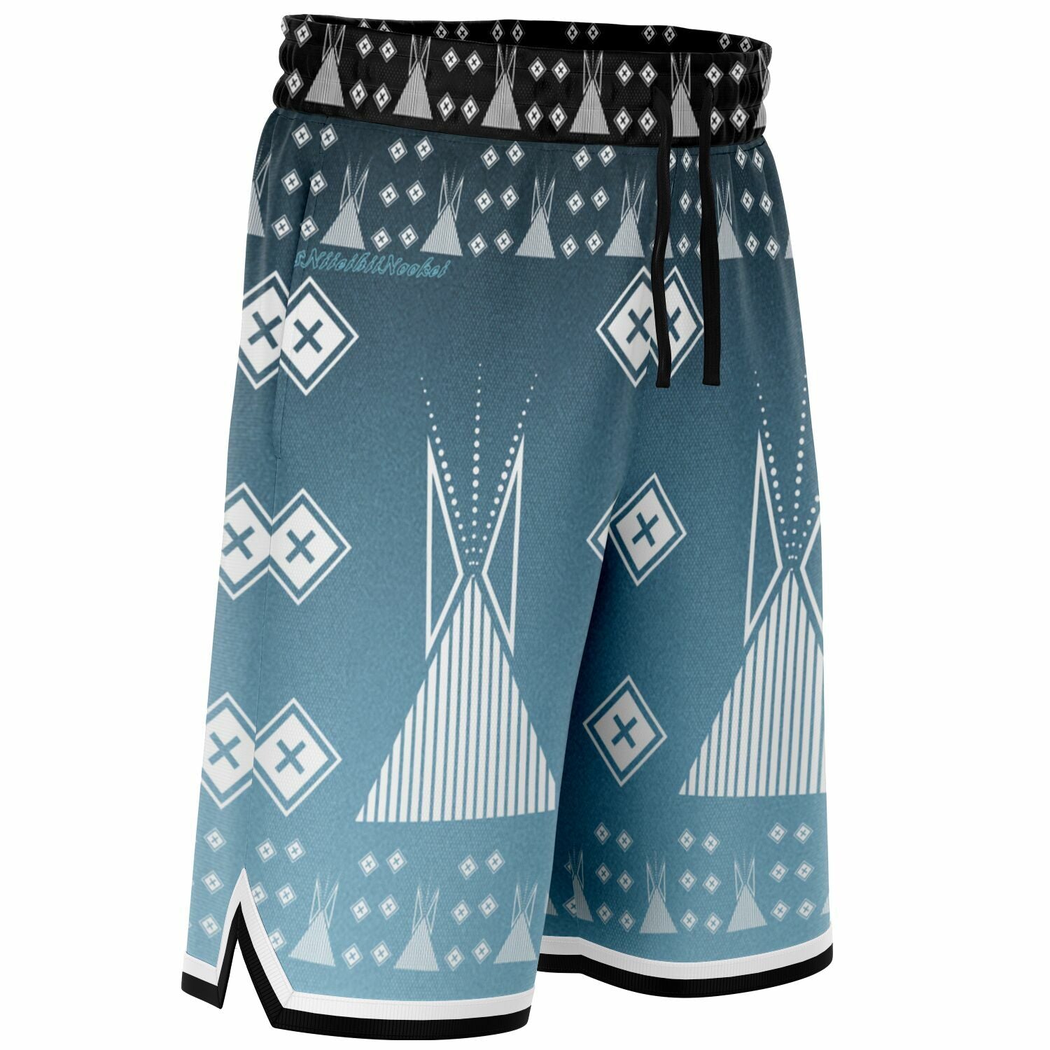 $NiieihiiNookei Basketball Short Rib - AOP