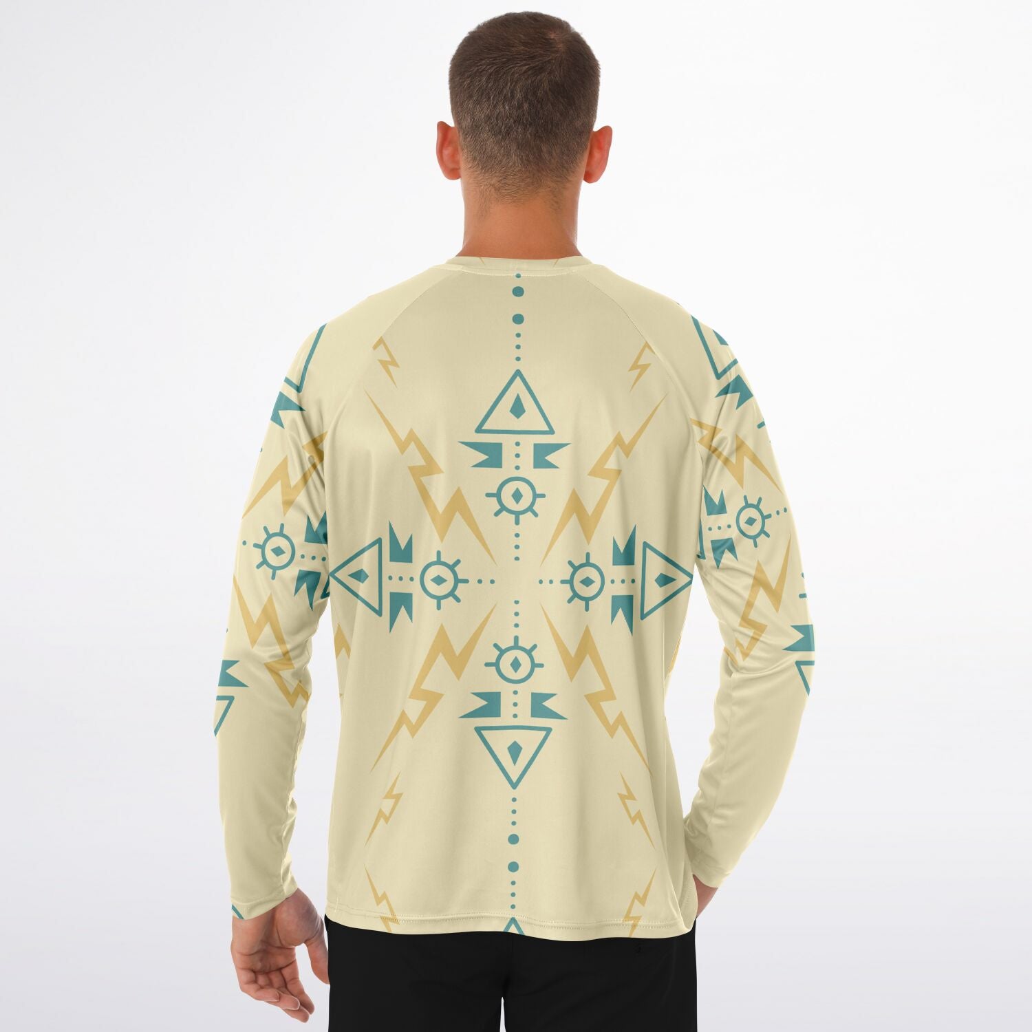 $NiieihiiNookei Men's Long Sleeve Performance Shirt - AOP