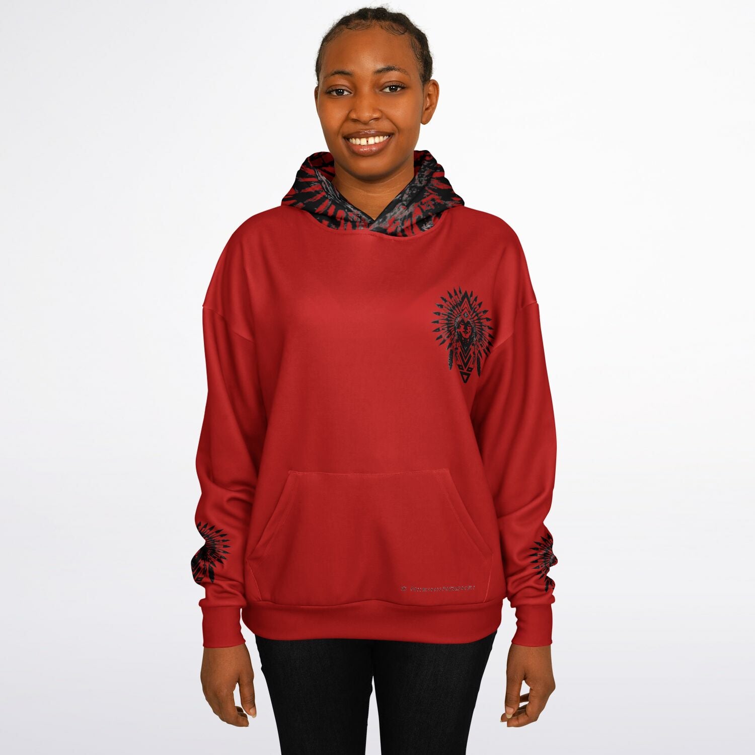 $NiieihiiNookei Heavyweight Oversized Hoodie - AOP