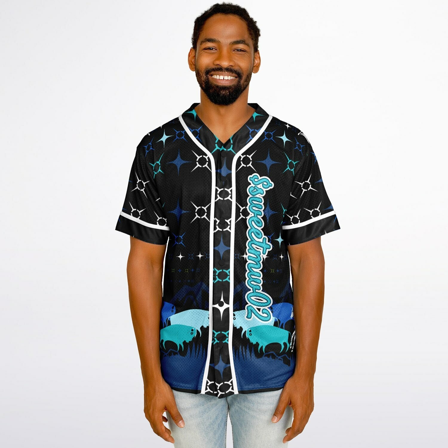 #02 Dorianna Premium Baseball Jersey - AOP