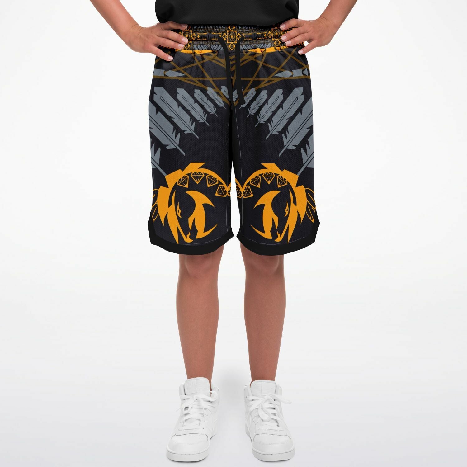 $NiieihiiNookei Basketball Short Rib - AOP