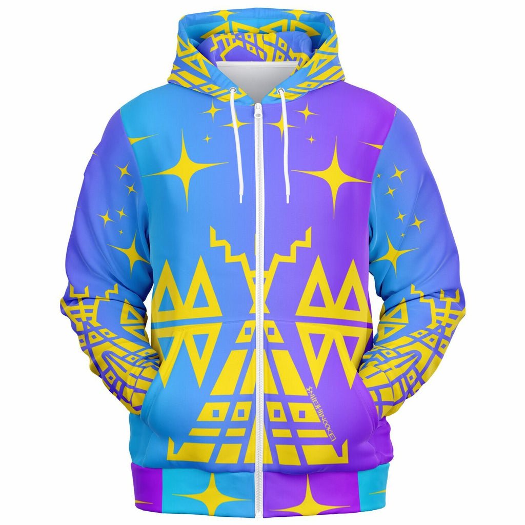 $NiieihiiNookei Fashion Zip-Up Hoodie - AOP