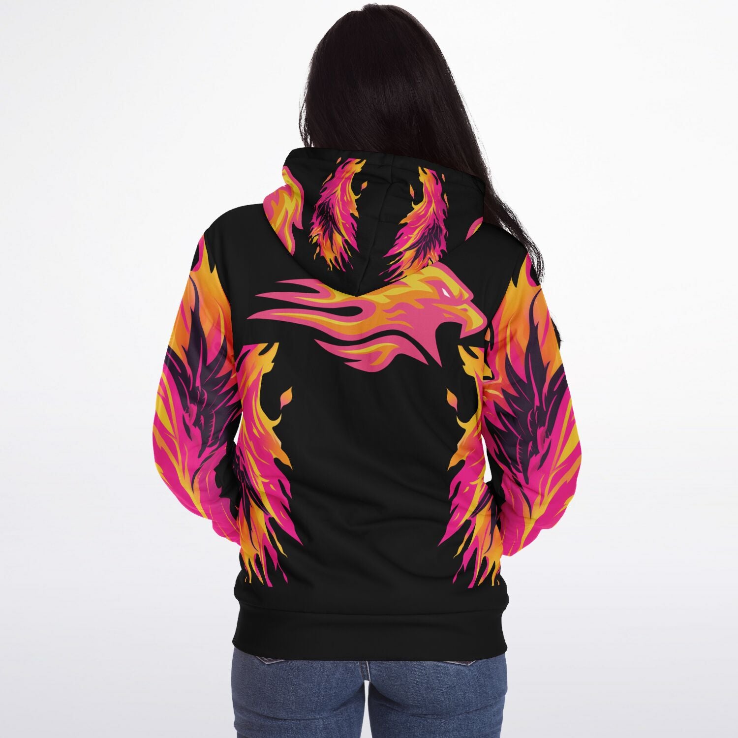 $NiieihiiNookei Microfleece Ziphoodie - AOP