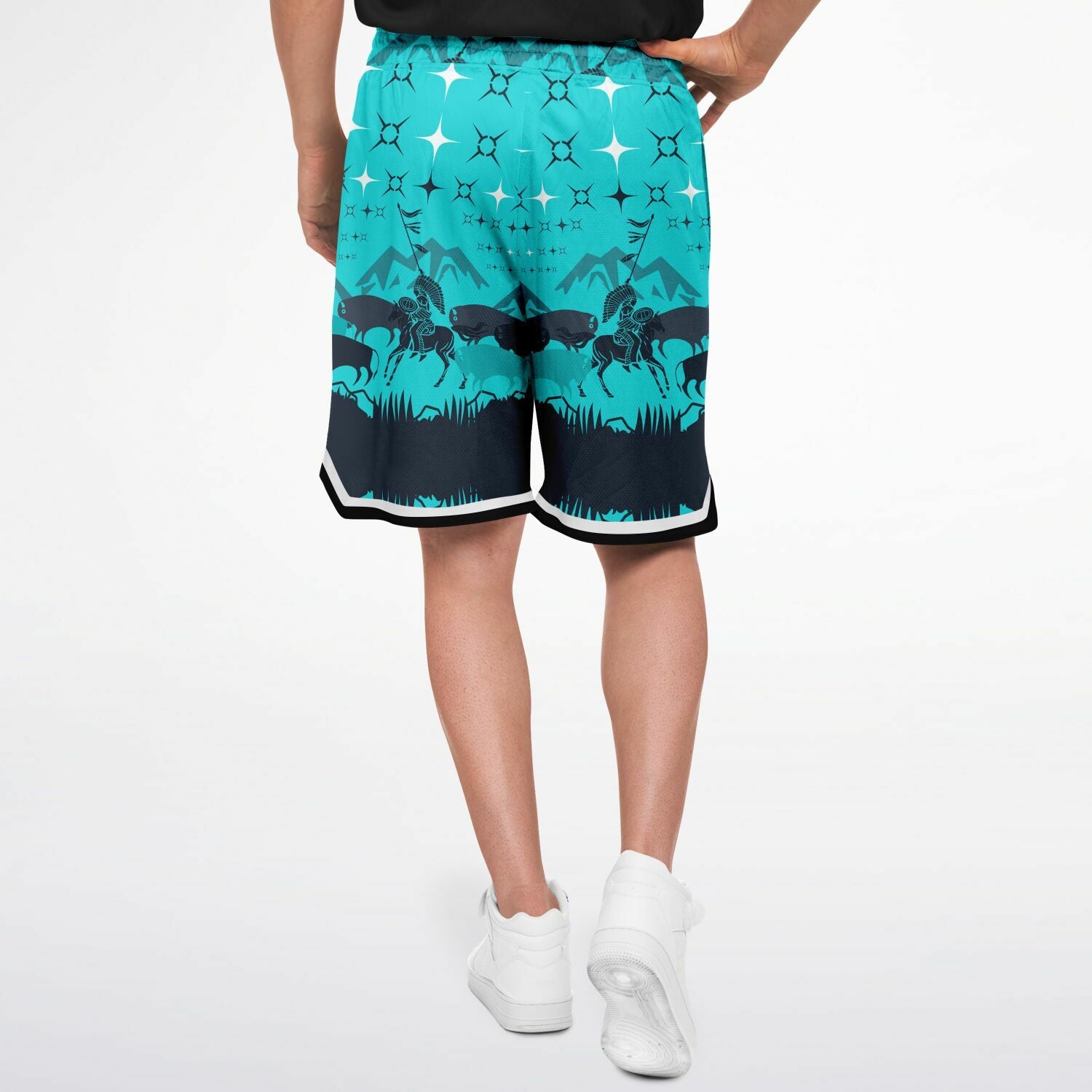 $NiieihiiNookei Basketball Short Rib - AOP