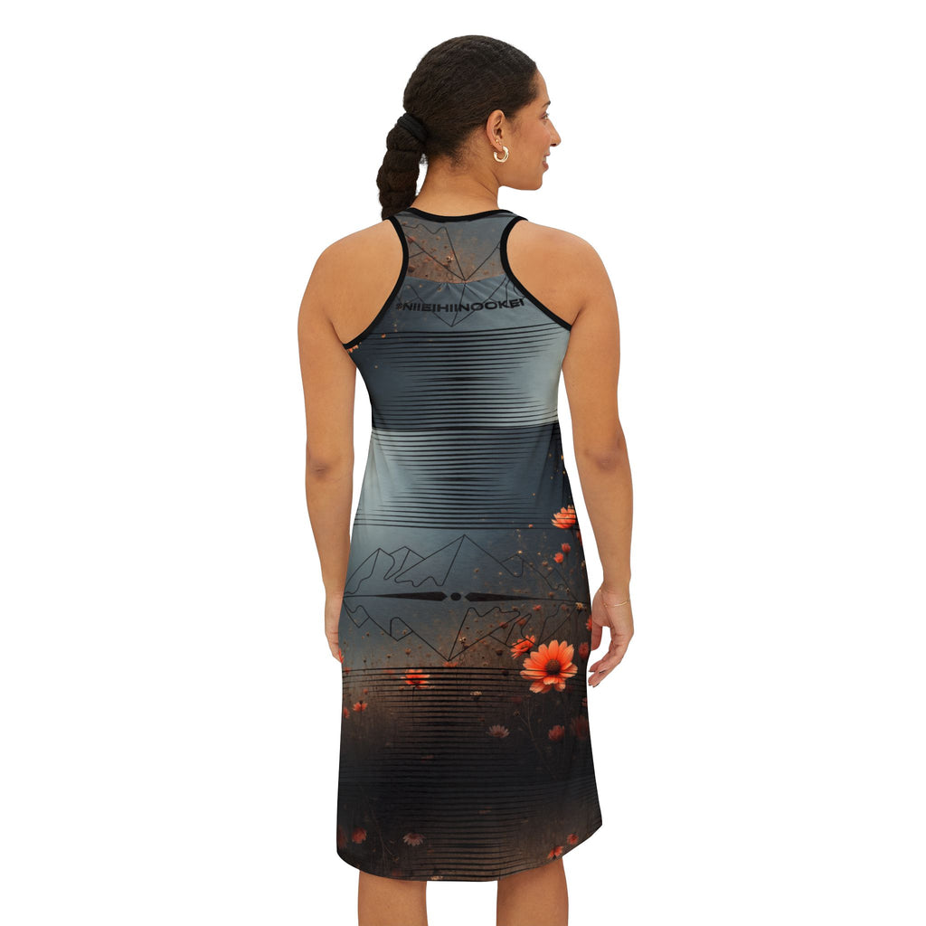 $NiieihiiNookei Floral Mountain Racerback Dress —AOP