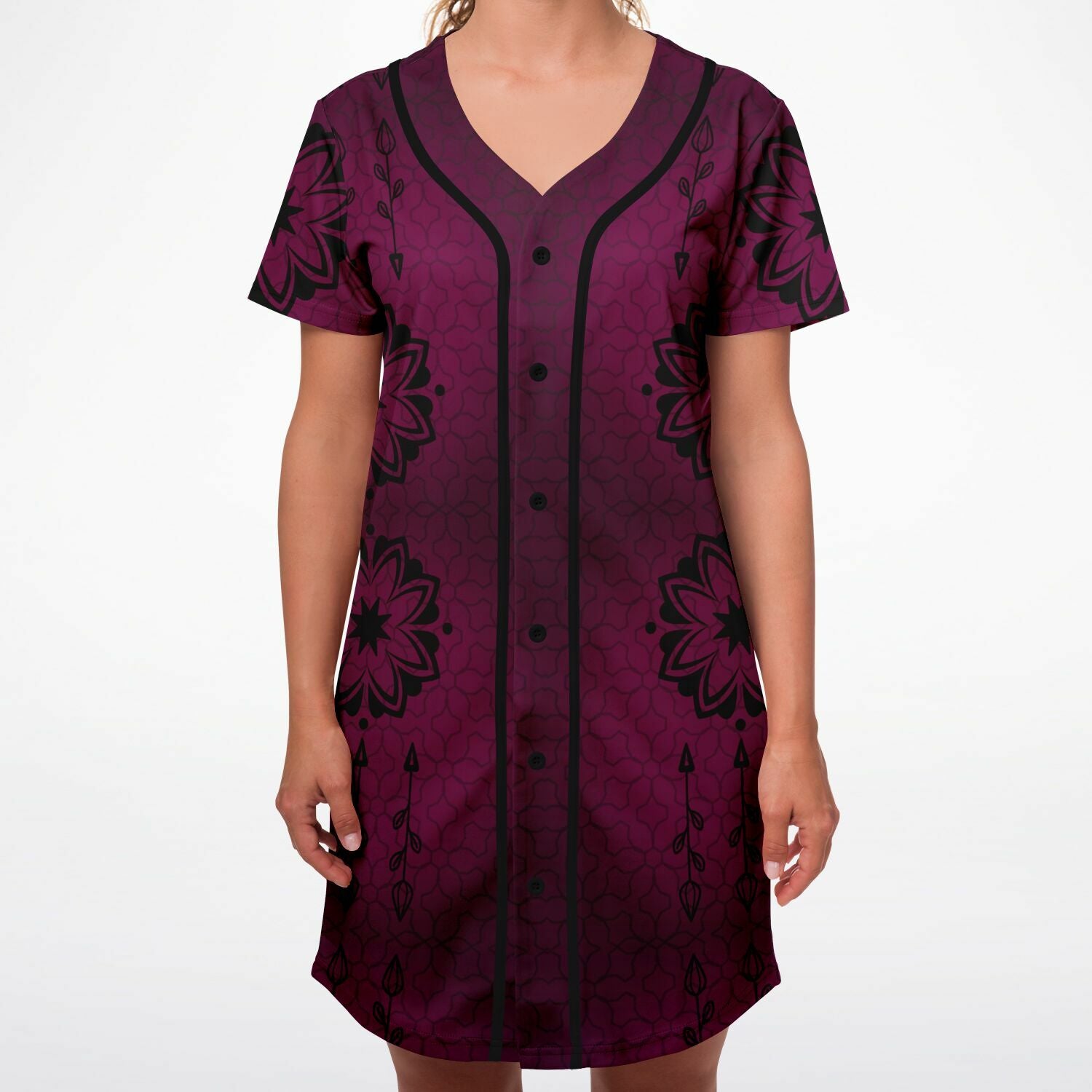 $NiieihiiNookei Baseball Jersey Dress - AOP