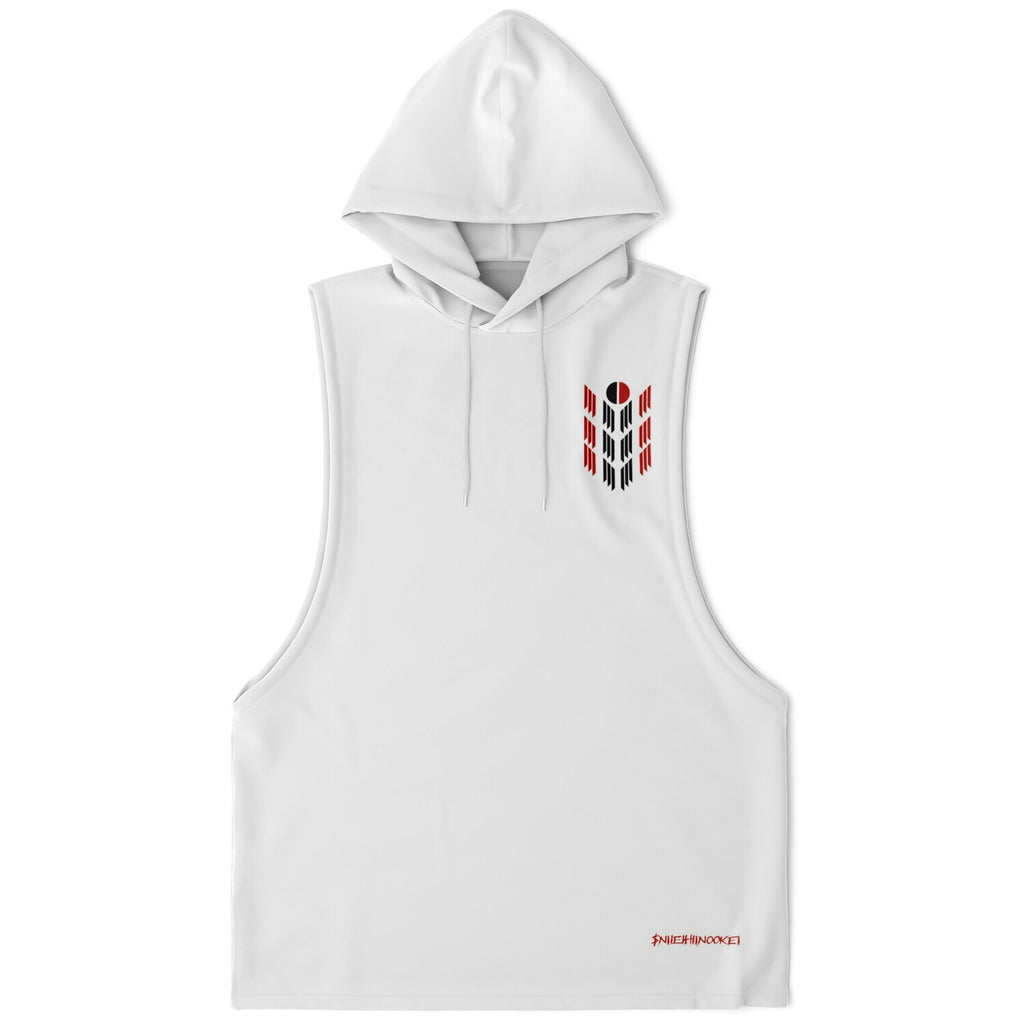 $NiieihiiNookei Arapaho Flag Design Athletic Drop Sleeveless Hoodie - AOP