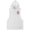 $NiieihiiNookei Arapaho Flag Design Athletic Drop Sleeveless Hoodie - AOP
