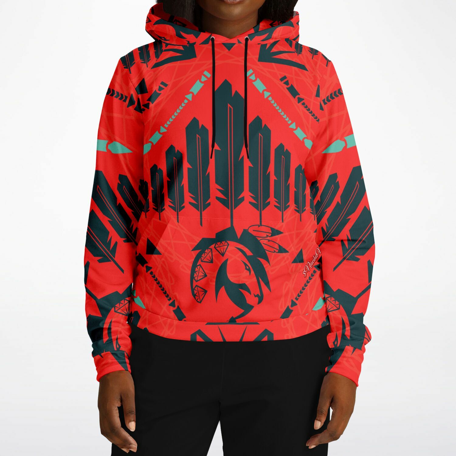 $NiieihiiNookei Athletic Hoodie - AOP
